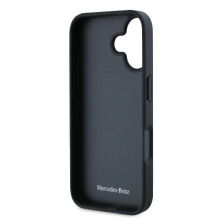 Mercedes Leather Urban iPhone 16 Plus Case - Black