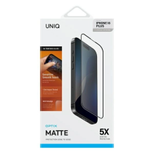 Uniq Optix Matte grūdintas stiklas su aplikatoriumi iPhone 16 Plus