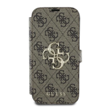 Guess 4G Metal Logo iPhone 16 Pro Case - Brown