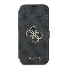 Guess 4G Metal Logo iPhone 16 Pro Case - Black