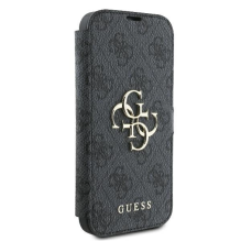 Guess 4G Metal Logo iPhone 16 Pro Case - Black