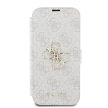 Guess 4G Metal Logo iPhone 16 Case - Pink