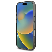 Guess IML širdies dėklas, skirtas iPhone 16 Pro – juodas