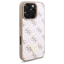 Guess New 4G Triangle Case for iPhone 16 Pro - White