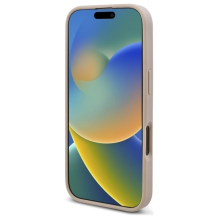 Guess naujas 4G trikampis dėklas, skirtas iPhone 16 Pro – baltas