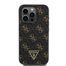 Guess naujas 4G trikampis dėklas, skirtas iPhone 16 Pro – juodas