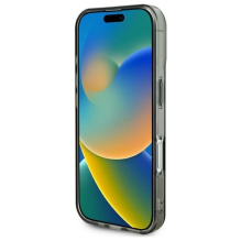 Guess IML širdies dėklas, skirtas iPhone 16 Plus – juodas