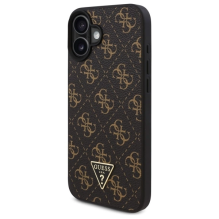 Guess naujas 4G trikampis dėklas, skirtas iPhone 16 Plus – juodas