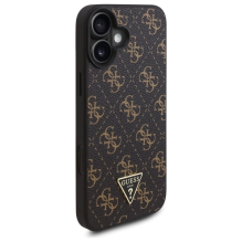 Guess naujas 4G trikampis dėklas, skirtas iPhone 16 Plus – juodas