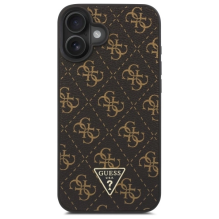 „Guess“ naujas 4G trikampis dėklas, skirtas iPhone 16 6,1 colio – juodas