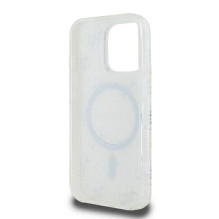 Guess IML 4G Background MagSafe iPhone 16 Pro Case - White