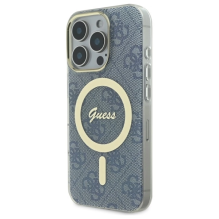 Guess IML 4G MagSafe iPhone 16 Pro dėklas – mėlynas