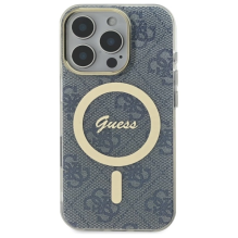 Guess IML 4G MagSafe iPhone 16 Pro dėklas – mėlynas