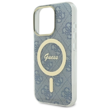 Guess IML 4G MagSafe iPhone 16 Pro dėklas – mėlynas