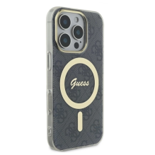 Guess IML 4G MagSafe iPhone 16 Pro Case - Black