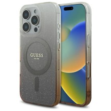 Guess IML Glitter Gradient MagSafe iPhone 16 Pro dėklas – rudas