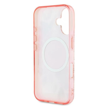 Guess IML Flower &amp; Tonal Circle MagSafe iPhone 16 Plus Case - Pink