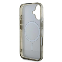 Guess IML 4G Background MagSafe iPhone 16 Case - Brown