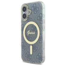 Guess IML 4G MagSafe iPhone 16 dėklas – mėlynas