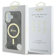 Guess IML 4G MagSafe iPhone 16 dėklas – juodas