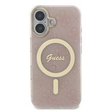 Guess IML 4G MagSafe iPhone 16 Case - Pink