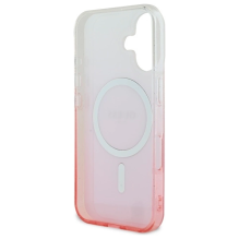 Guess IML Glitter Gradient MagSafe iPhone 16 Case - Pink