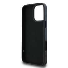 Karl Lagerfeld 3D Rubber Bicolor Signature iPhone 16 Pro Case - Black