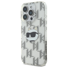 Karl Lagerfeld IML Choupette Head Electroplated iPhone 16 Pro Case - Clear