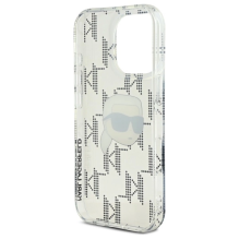 Karl Lagerfeld IML Karl Head Electroplated iPhone 16 Pro Case - Clear