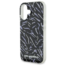 Karl Lagerfeld Zebra With Cord iPhone 16 Plus Case - Purple