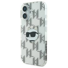 Karl Lagerfeld IML Choupette Head Electroplated iPhone 16 Case - Clear