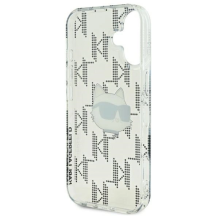 Karl Lagerfeld IML Choupette Head Electroplated iPhone 16 Case - Clear