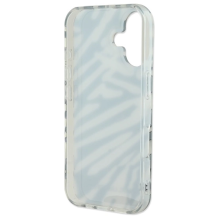 Karl Lagerfeld IML Zebra Pattern &amp; Cord iPhone 16 Case - Black