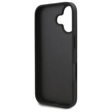 Karl Lagerfeld Cardslots Monogram iPhone 16 Case - Black