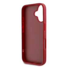 Karl Lagerfeld Diagonal Quilted Script iPhone 16 Case - Red