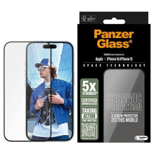 „PanzerGlass“ keraminė ekrano apsauga iPhone 16 6,1 colio, ypač platus, tinkamas 2853