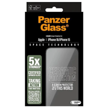 „PanzerGlass“ keraminė ekrano apsauga iPhone 16 6,1 colio, ypač platus, tinkamas 2853