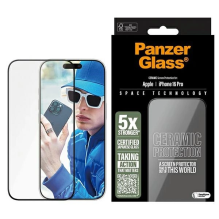 PanzerGlass Ceramic Screen Protector iPhone 16 Pro 6.3&quot; Ultra-Wide Fit 2854