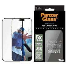 PanzerGlass Ceramic Screen Protector iPhone 16 Pro Max 6.9&quot; Ultra-Wide Fit 2856