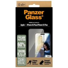 „PanzerGlass EyeCare“ ekrano apsauga „iPhone 16 Plus 6,7“ itin platus, tinkamas 2867