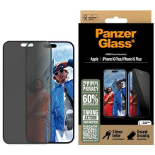 „PanzerGlass“ privatumo ekrano apsauga „iPhone 16 Plus“ 6,7 colio, ypač platus, tinkamas P2863