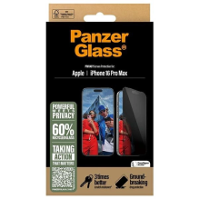 „PanzerGlass“ privatumo ekrano apsauga iPhone 16 Pro Max 6,9 colio, ypač platus, tinkamas P2864