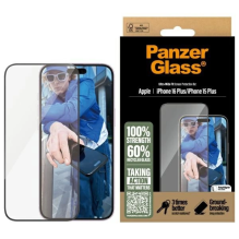 „PanzerGlass“ ekrano apsauga „iPhone 16 Plus 6,7“ itin platus, tinkamas 2863