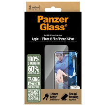 „PanzerGlass“ ekrano apsauga „iPhone 16 Plus 6,7“ itin platus, tinkamas 2863