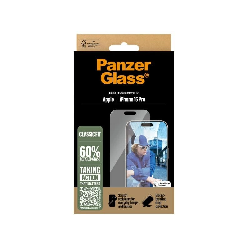 PanzerGlass ekrano apsauga iPhone 16 Pro 6,3&quot; Classic Fit 2874