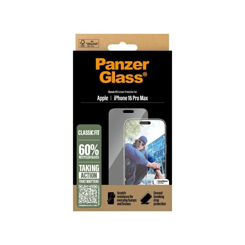 PanzerGlass ekrano apsauga iPhone 16 Pro Max 6,9&quot; Classic Fit 2876