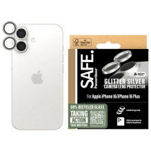 SAFE iš PanzerGlass iPhone 16 6,1&quot; / 16 Plus 6,7&quot; objektyvo apsauga, sidabrinė / blizganti sidabrinė SAFE95892