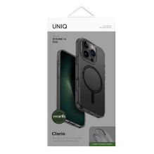 Uniq Clario case iPhone 16 Pro 6.3&quot; Magclick Charging smoke / smoke