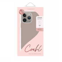 Uniq Coehl Creme iPhone 16 Pro Max 6,9 colio magnetinis įkrovimo dėklas pilkas / taupe pilkas