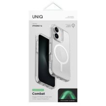 Uniq Combat iPhone 16 6,1&quot; Magclick įkrovimo dėklas baltas / šviesiai baltas